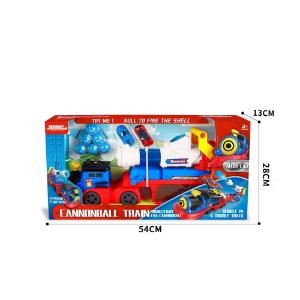 Tren de Carga con 2  Autos - Miniatura 2