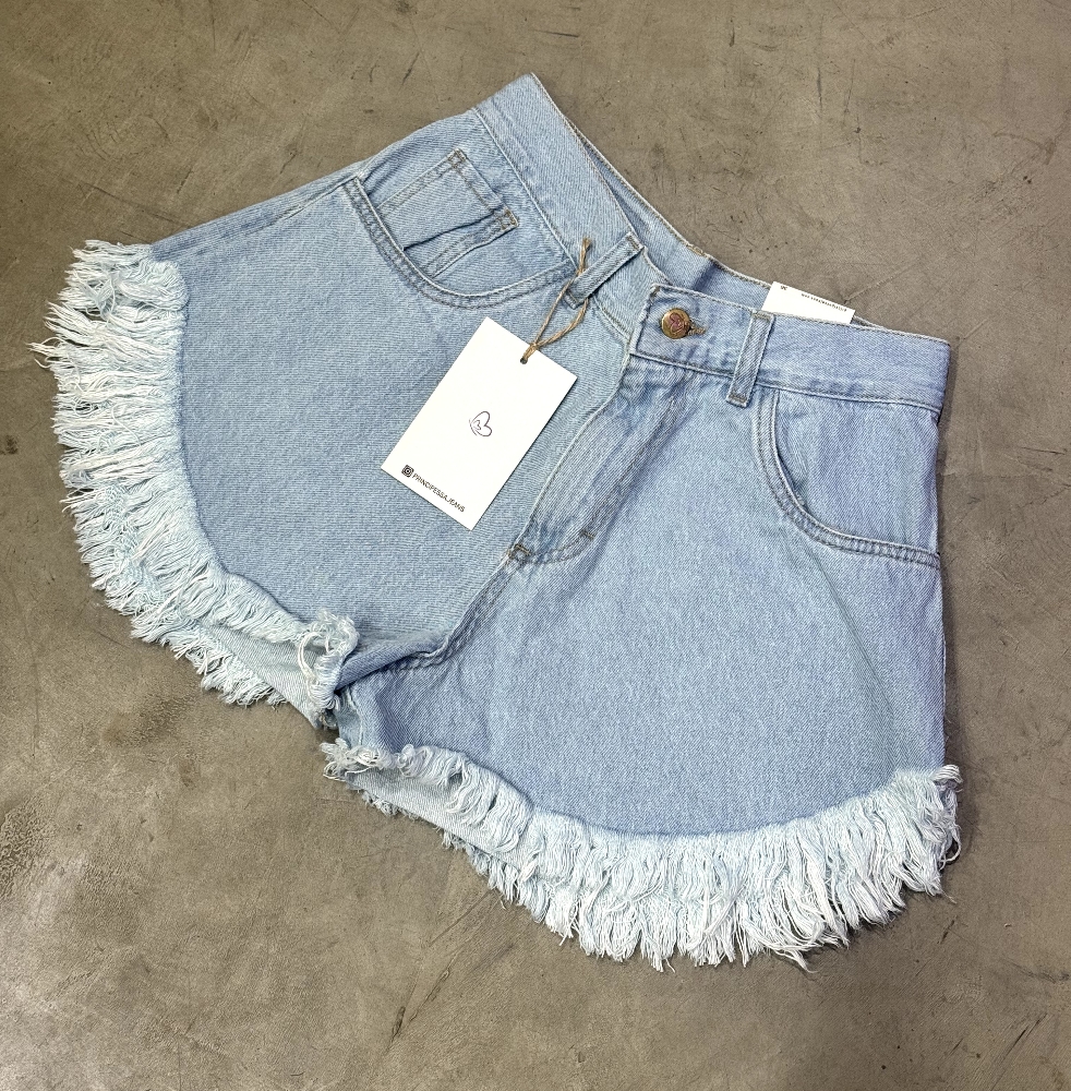 'art 781-3' 42 al 46 Short Celeste Desflecado "trend" - Imagen 5