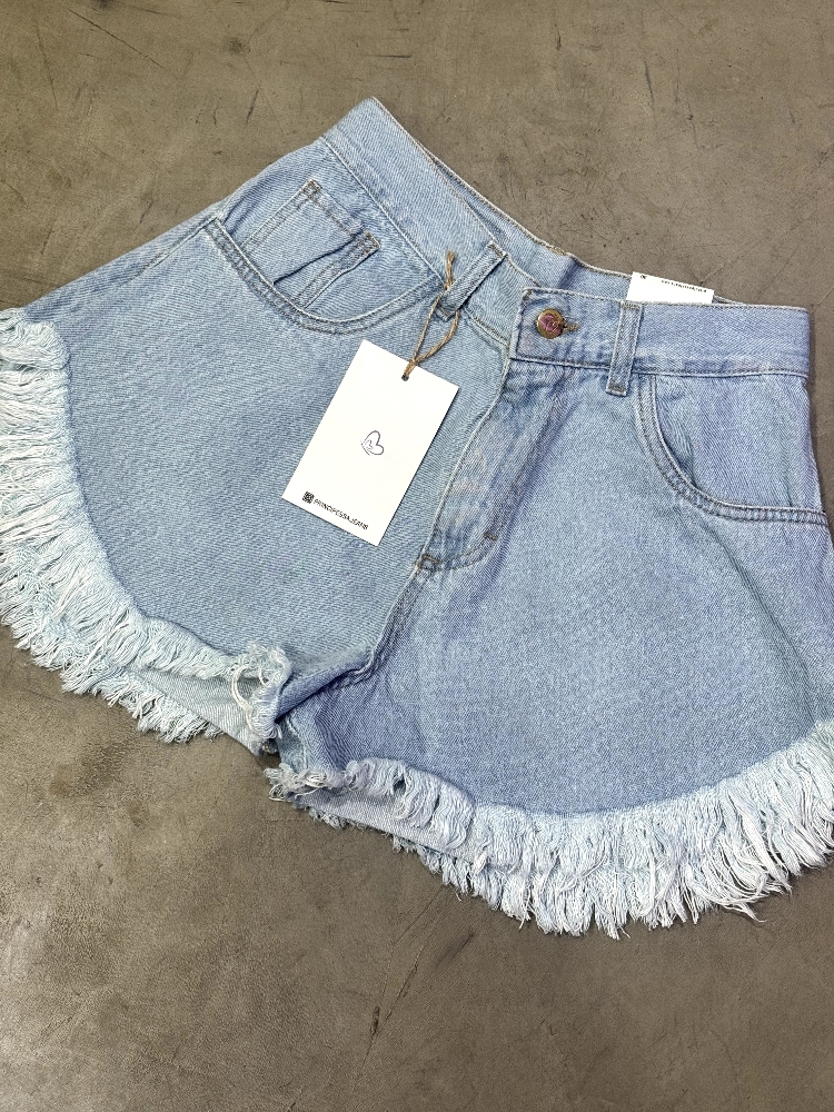 'art 781-3' 42 al 46 Short Celeste Desflecado "trend" - Imagen 6