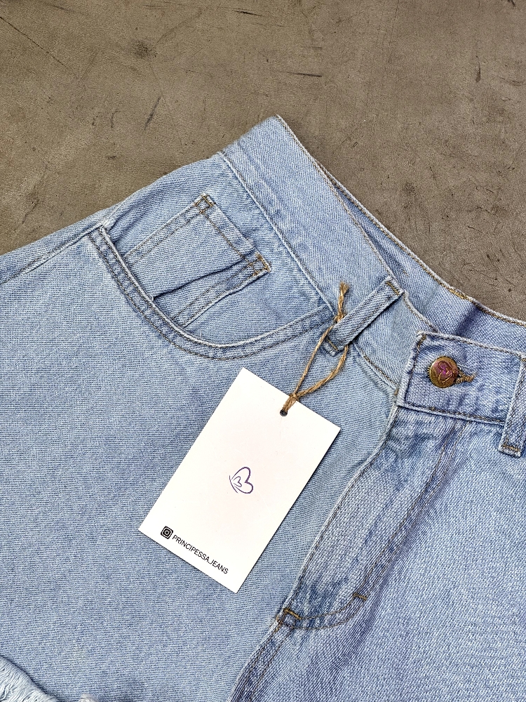 'art 781-3' 42 al 46 Short Celeste Desflecado "trend" - Imagen 8