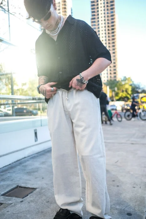 Pantalón de Lino Hombre