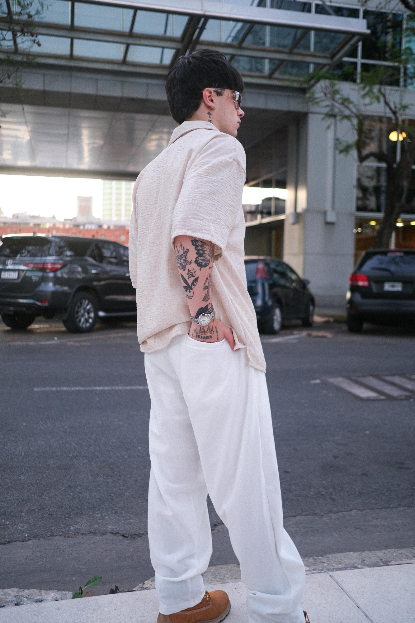 Pantalón de Lino Hombre - Imagen 3