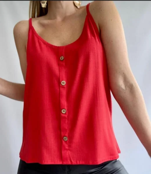 Musculosa de Lino Talle 2 al 5