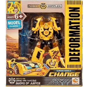 Robot Transformable Auto- Camion- Armas 13cm