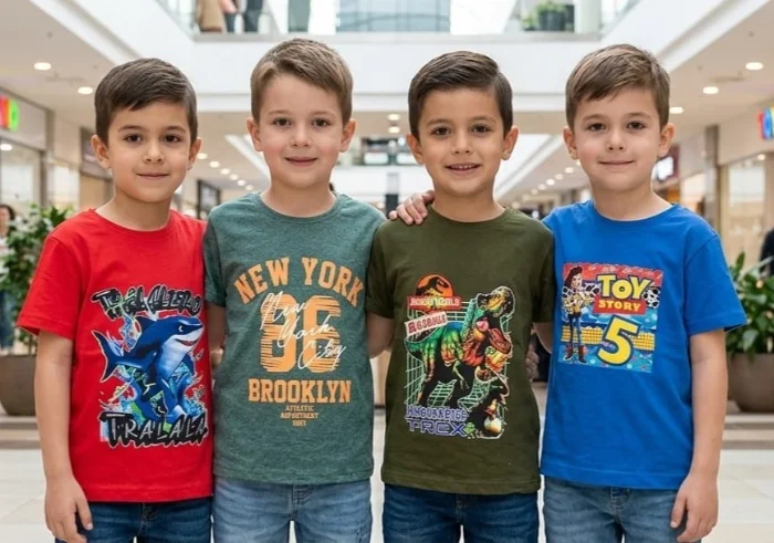 Remera Nene Algodon con Estanpado