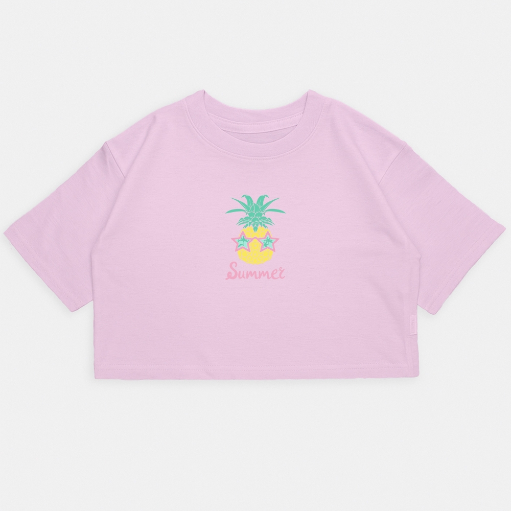 Nena - Crop Kim Oversize Summer Piña - Imagen 2