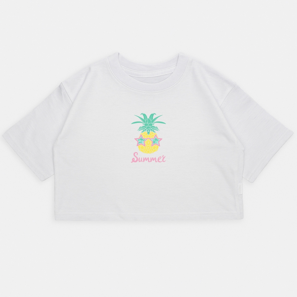 Nena - Crop Kim Oversize Summer Piña - Imagen 6