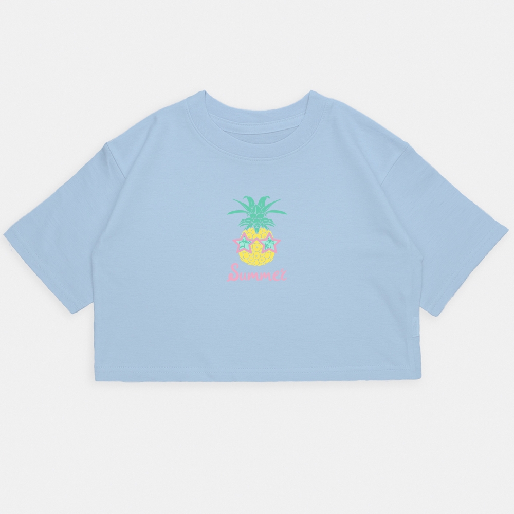 Nena - Crop Kim Oversize Summer Piña - Imagen 7