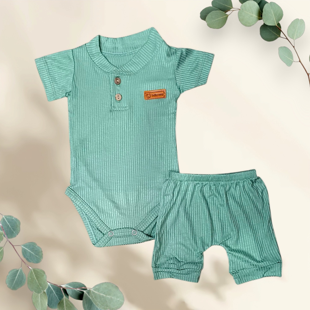 Conjunto de Morley para Bebes C/botón Coco - Imagen 2
