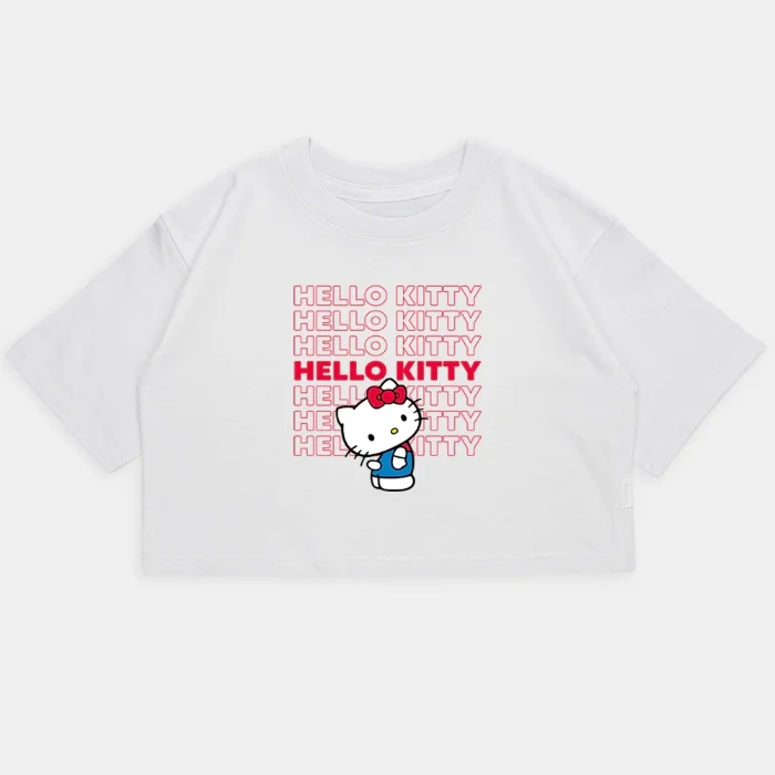 Nena - Crop Kim Oversize Kitty Repeat