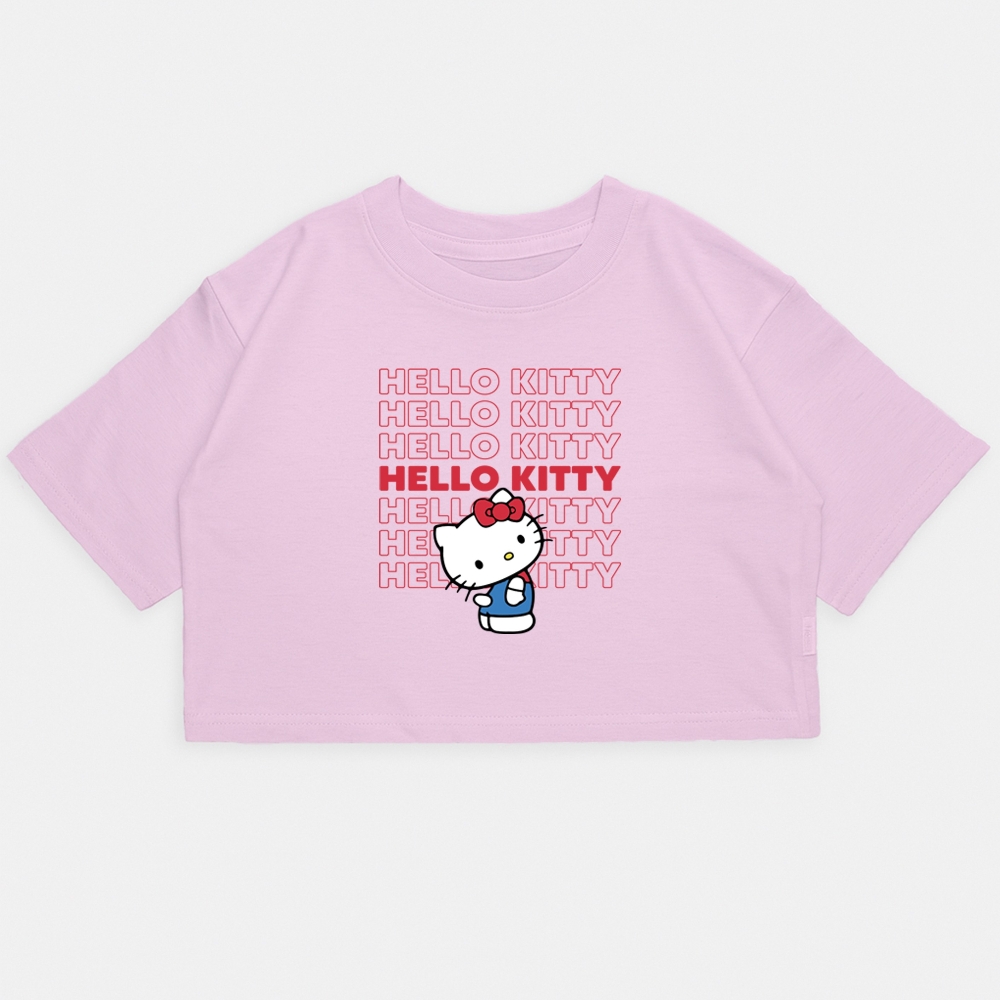 Nena - Crop Kim Oversize Kitty Repeat - Imagen 2