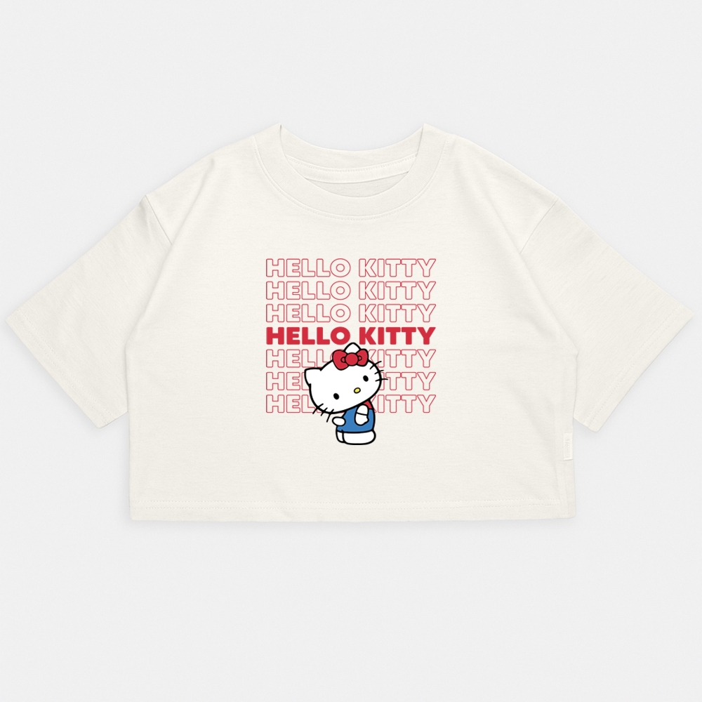 Nena - Crop Kim Oversize Kitty Repeat - Imagen 4