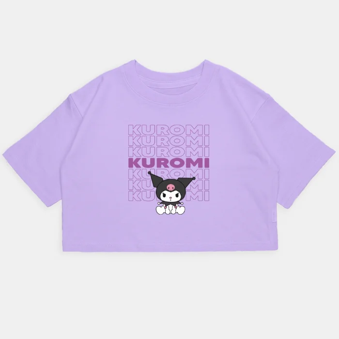 Nena - Crop Kim Oversize Kuromi Repeat