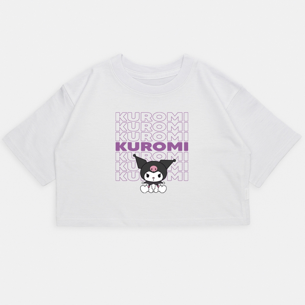 Nena - Crop Kim Oversize Kuromi Repeat - Imagen 2