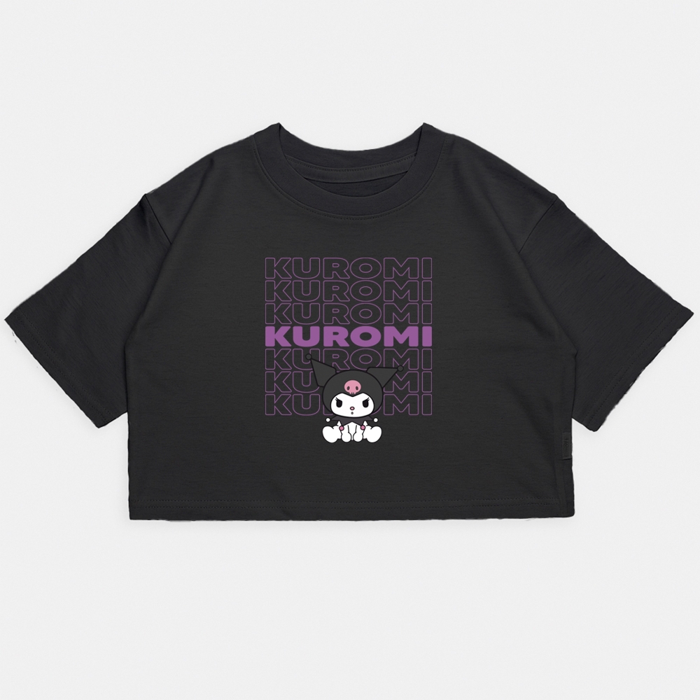 Nena - Crop Kim Oversize Kuromi Repeat - Imagen 3