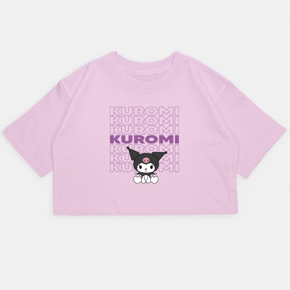 Nena - Crop Kim Oversize Kuromi Repeat - Imagen 4