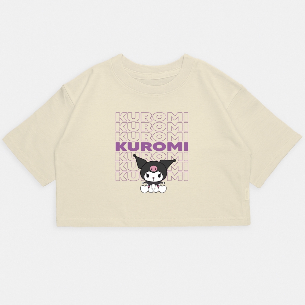 Nena - Crop Kim Oversize Kuromi Repeat - Imagen 5