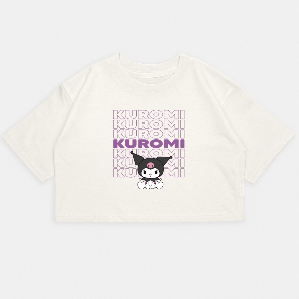 Nena - Crop Kim Oversize Kuromi Repeat - Imagen 6
