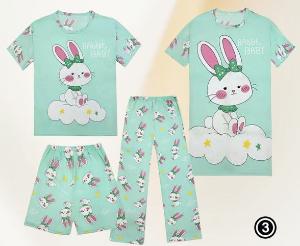 Pijama Set de 4 Piezas Adultos - Miniatura 3