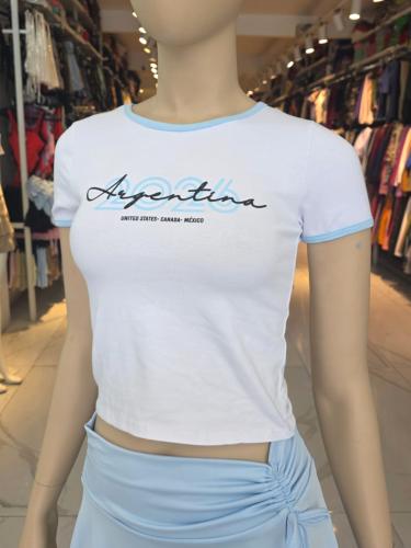 Remera Algodon Lycra Mundial2026