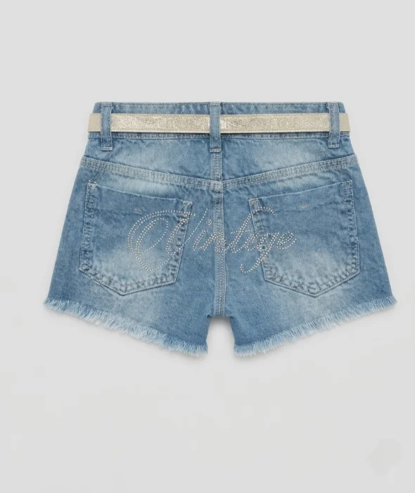 Short Mom C/brillos Letra Nena