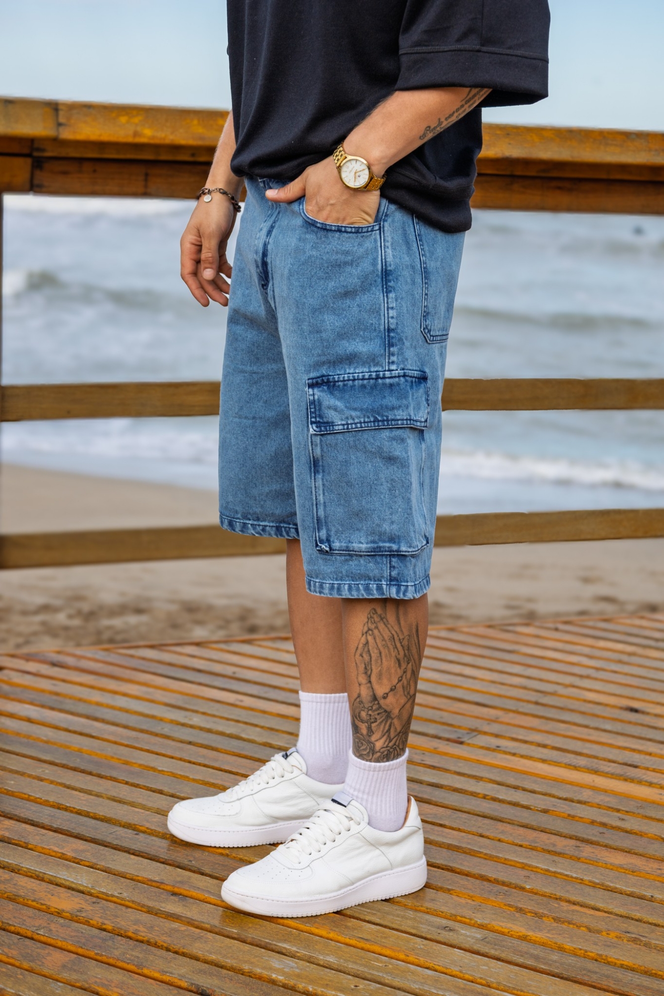 Bermudas Baggy Cargo - Imagen 2