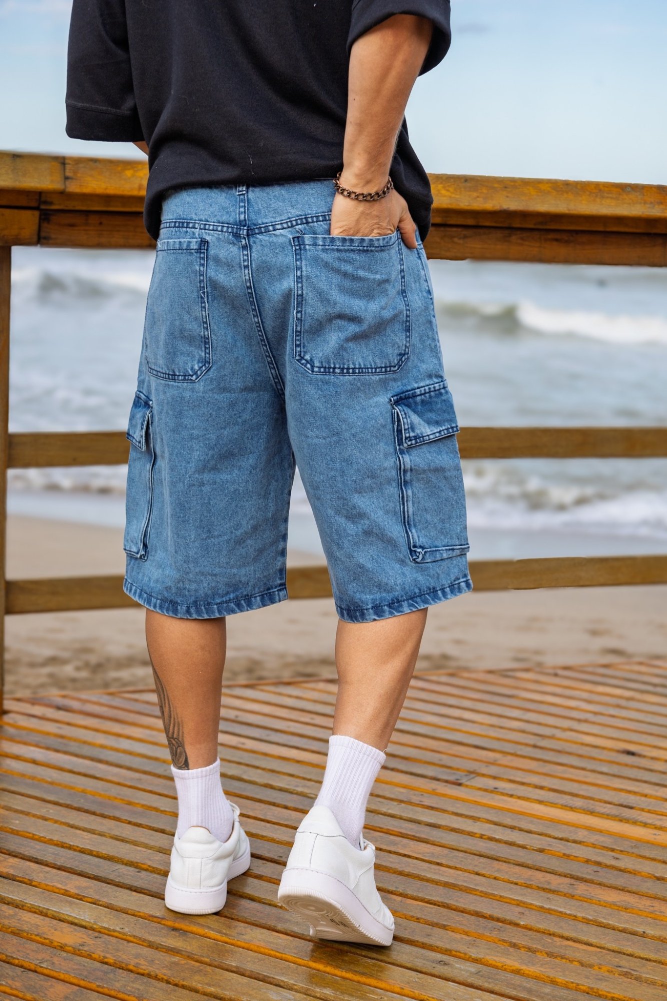 Bermudas Baggy Cargo - Imagen 3