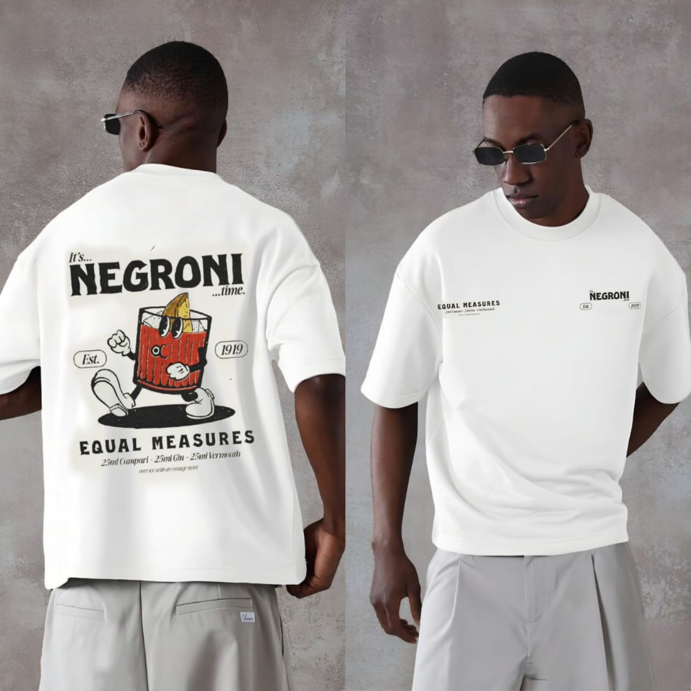Remera Oversize Doble Estampado - Imagen 3