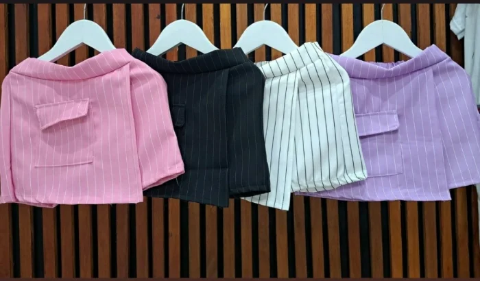 Short Pollera Sastrero de Nena