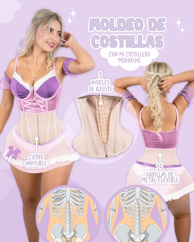Faja Costillero Modaking 15 Varillas - Imagen 3