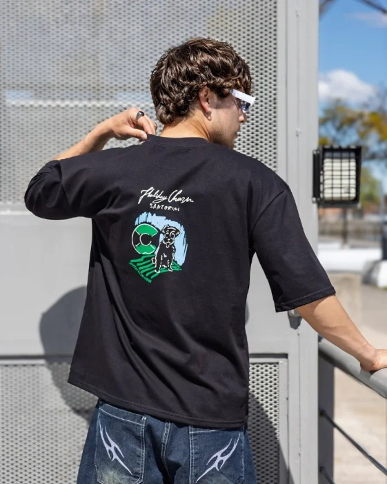 Remera Boxy "holiday"