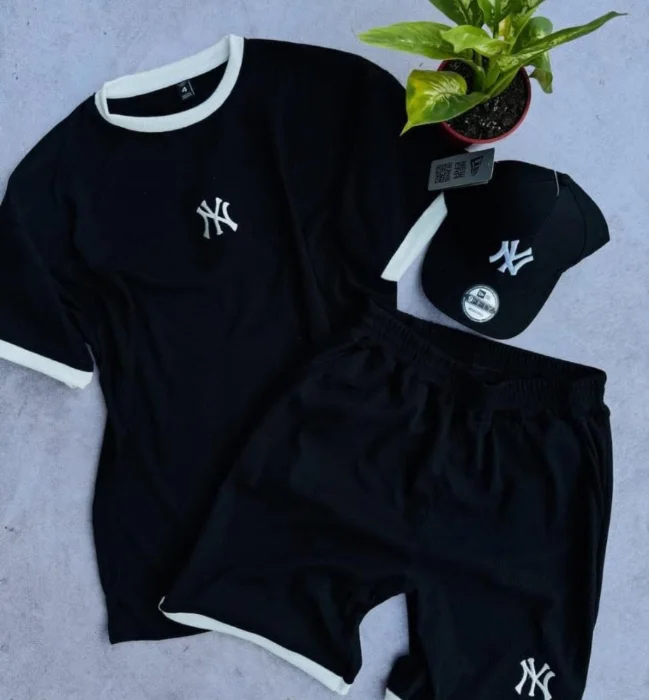 Conjunto Remera y Bermuda Premium Wafle
