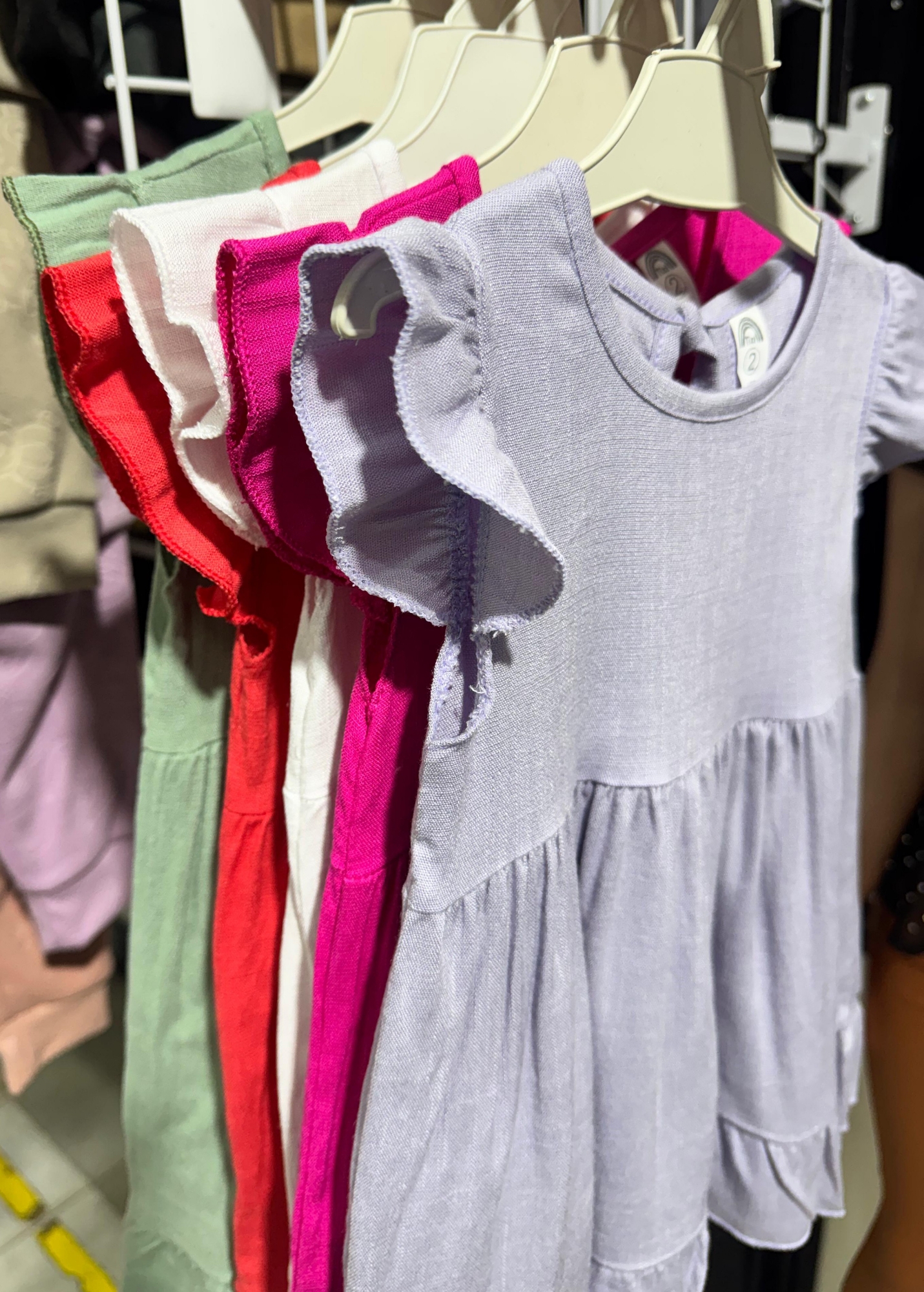 Vestido Lino Spandex Bebé - Imagen 3