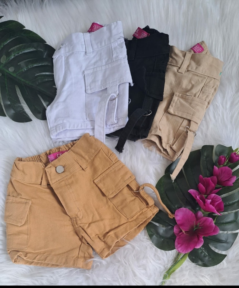 Short Mom  Cargo Nena - Imagen 2