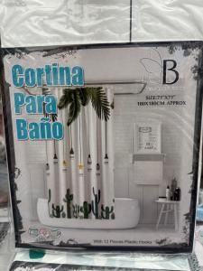 Cortinas de Baño con Gancho Belgrano
