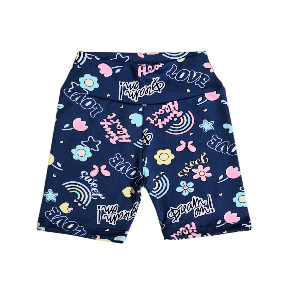 Biker de Retro Estampada Nena - Imagen 3