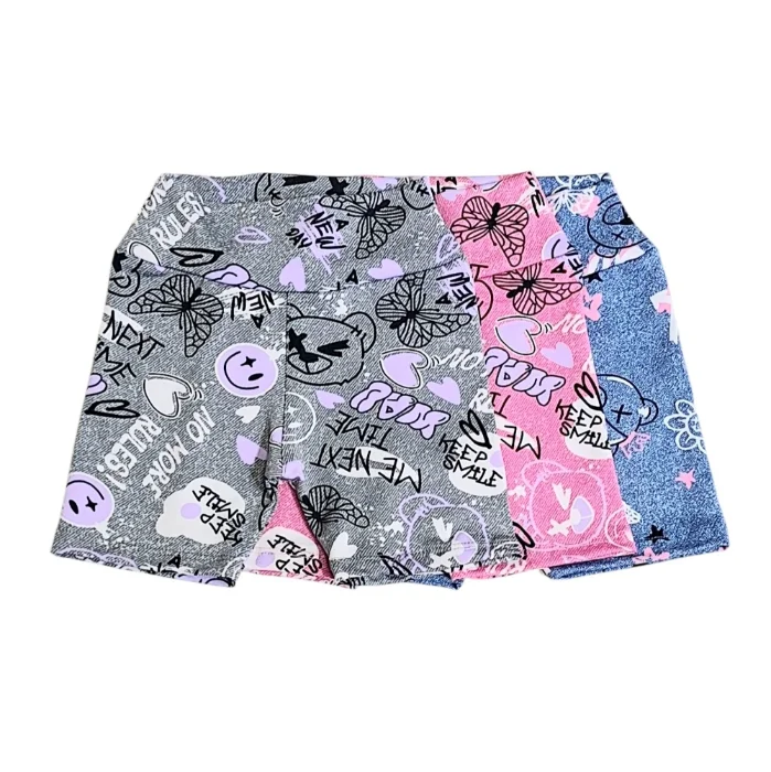 Biker de Retro Estampada Nena
