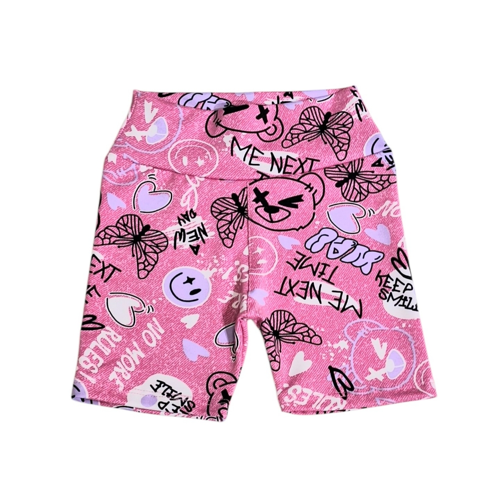 Biker de Retro Estampada Nena - Imagen 2