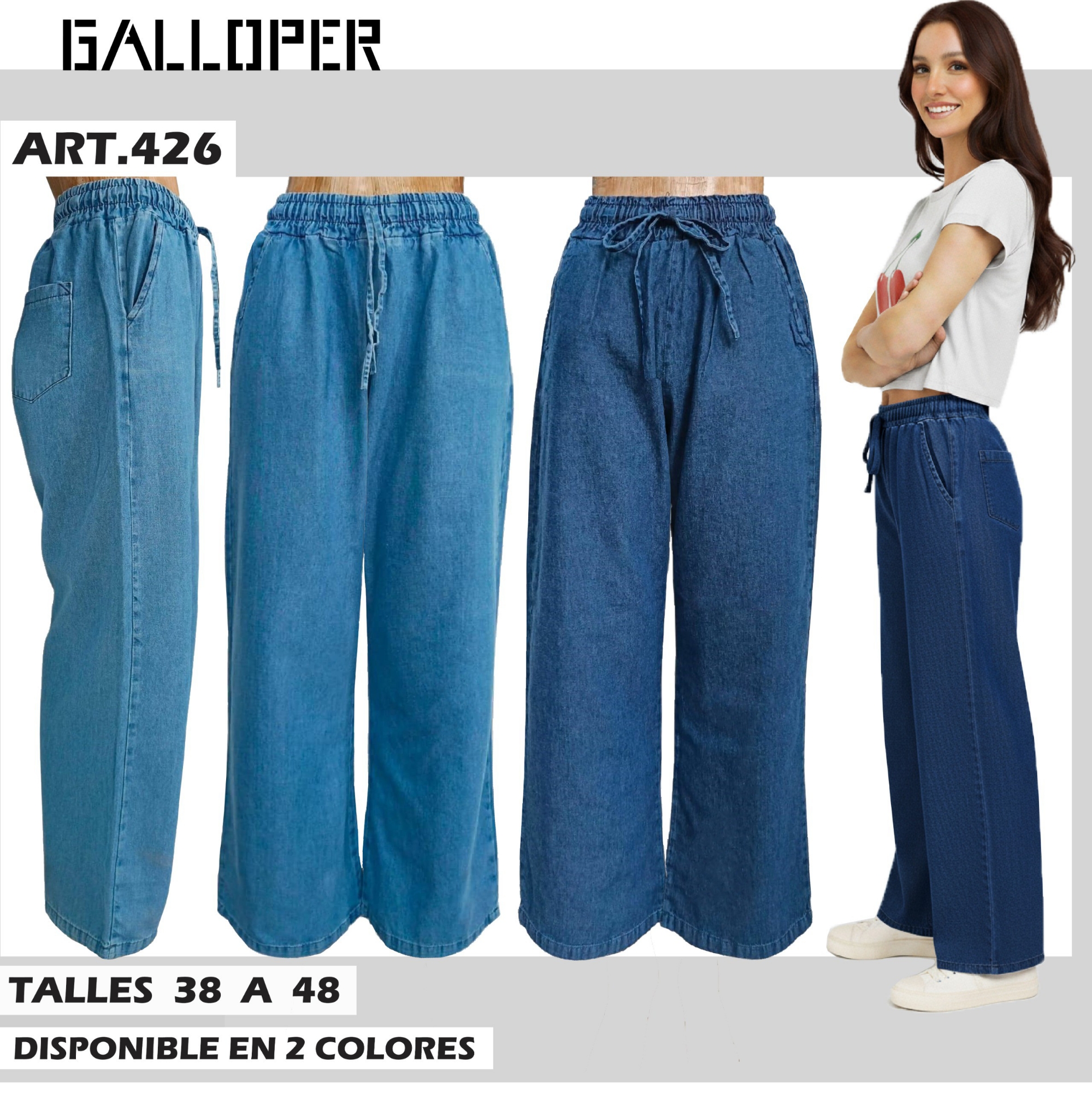 Palazo  de Dama de Jeans - Imagen 3