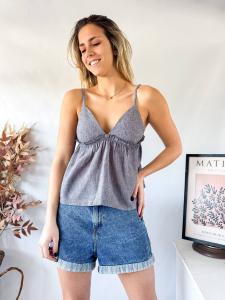 Blusa de Lino Contazas - Miniatura 5