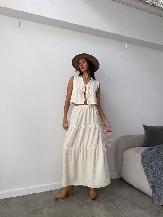 Conjunto de Lino Cey Estilo Boho Chic