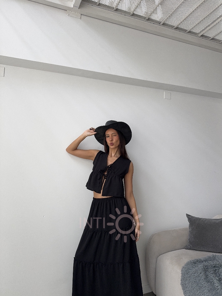 Conjunto de Lino Cey Estilo Boho Chic - Imagen 2