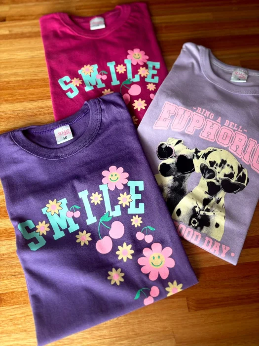 Remera Niña - Manga Corta