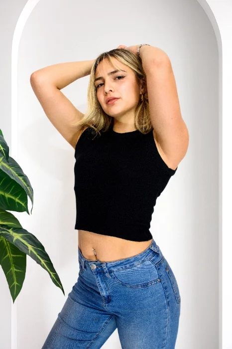 Musculosa de Hilo Algodón