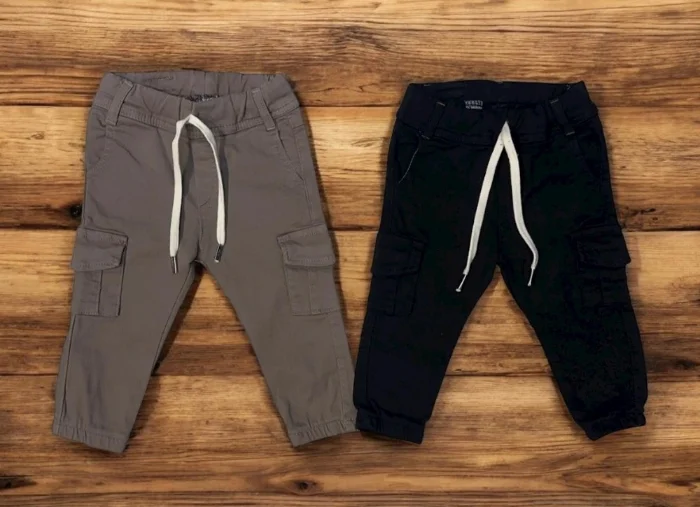 Jogger Cargo Bebe Gabardina Premium