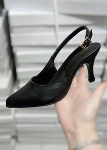 Art Selene Negro Pu Stiletto - Miniatura 3