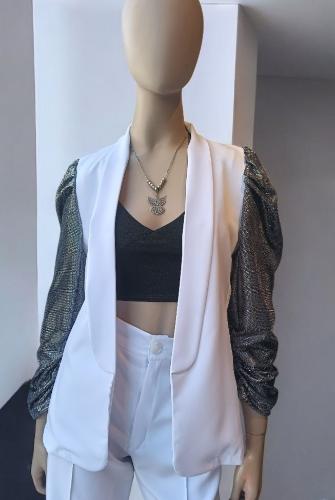 Blazers Sastrero con Manga Princesa de Gliter - Miniatura 3