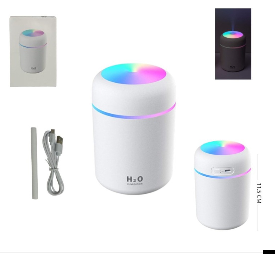 Humidificador Aromatizante con Luz Led H2o - Imagen 2