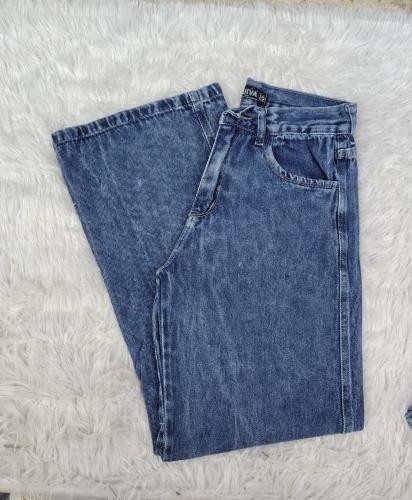 Wide Leg con Bolsillos Delanteros Reales