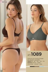 1089 Sexy Lali Conjunto de Morley Forrado de Algodón